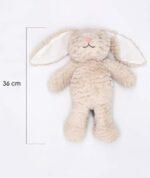 Mollis Hase Kuscheltier Baby (36cm groß) – Weiches Stofftier für Kinder & Babys / Kuschelhase – Bild 4