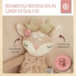 Bieco Kuscheltier Reh Ella mit Rassel | Baby Kuscheltier ab 0 Monate Stofftier Baby Plüschtier Reh – Bild 4